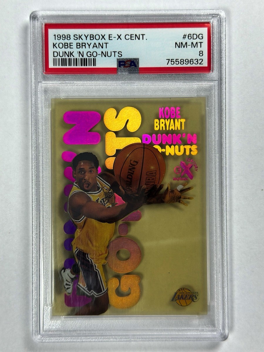 KOBE BRYANT PSA 8 1998 SKYBOX E-X CENTURY 6DG DUNK 'N GO KOBE BRYANT PSA 8 1998 SKYBOX E-X CENTURY 6DG DUNK 'N GO