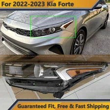 Halogen Projector Headlight for 2022 2023 Kia Forte Driver Left w/o LED DRL