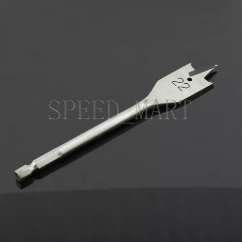 1 PCS 22 x 152mm HCS Machine Flat Wood Spade Drill Hex Shank With Extension Bar