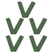 5 Pack Sand Bags Flood Water Barrier Sandbags with Elastic Band Long Canvas Bag