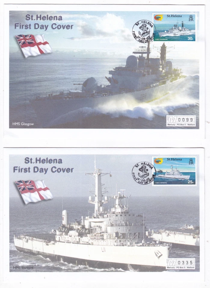 St. Helena 2002 Ship Theme Set of 6 FDC First Day Cover - Image 2 of 4