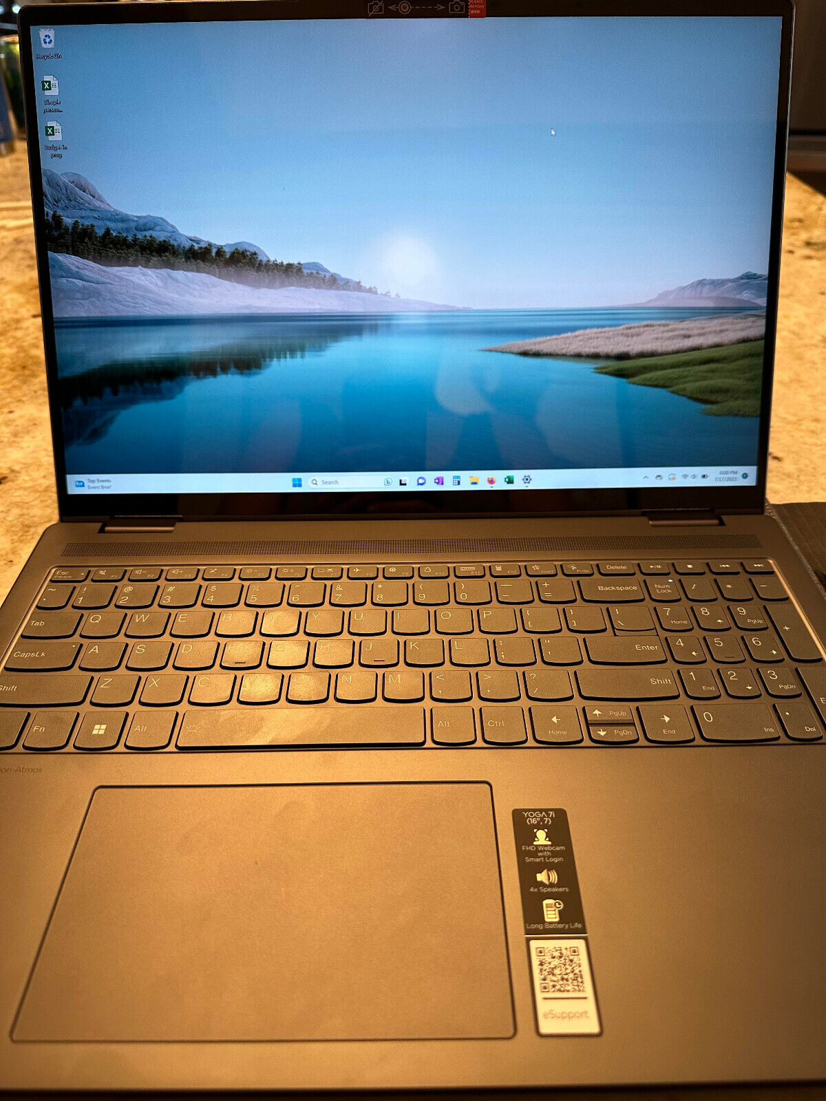 Lao januar Mariner Lenovo Yoga 7 16IAP7 16" (512GB SSD Intel Core i7-1260P 3.4GHz 16GB RAM)  2-In-1 Touch Laptop - Gray - 82QG0012US for sale online | eBay