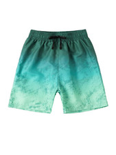NWT BOYS  size 11-12  GREEN OMBRE SWIM TRUNKS