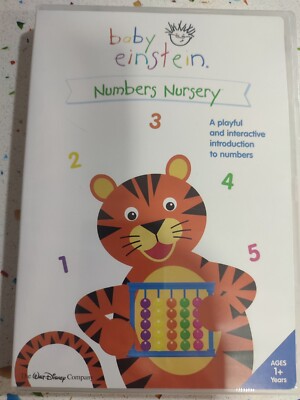 BABY EINSTEIN DVD NUEVO PRECINTADO NUMBERS NURSEY  AM REGION NTSC