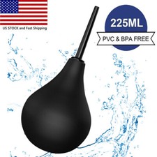 225ml Anal Vaginal Bulb Douche Colonic Irrigation Silicone Enema Bag Cleaner Kit