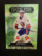 22-23 UD Series 1 Hockey Green Dazzlers DZ-9 Brock Nelson