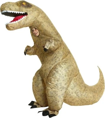 MORPH COSTUMES Riesiges Aufblasbares Dinosaurier Kostüm Kinder Jungen T Rex Halloween Karneval