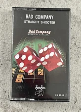 Vintage 1975 Bad Company Straight Shooter Cassette Tape