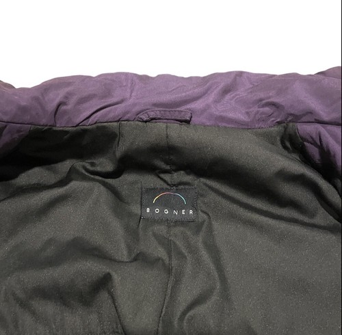 Vintage 90s Y2K Bogner Ski Jacket Purple, Embroidered, Size 8, Made in USA - Picture 3 of 9