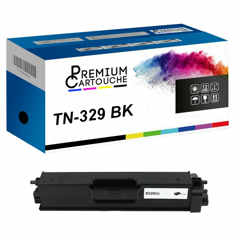 Toner TN-329BK parfait pour le télétravail et la gestion des dossiers à la maison