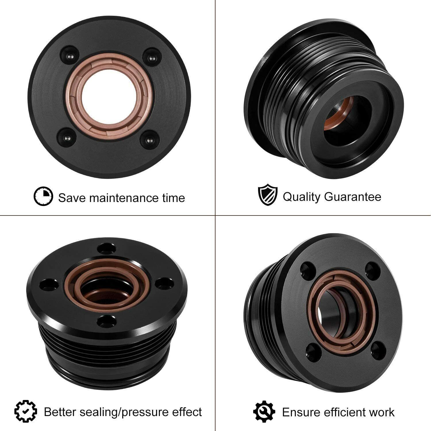 Trim Cylinder RAM Rebuild Kit for Volvo Penta 3860881 290 872612 872837 (2PCS)