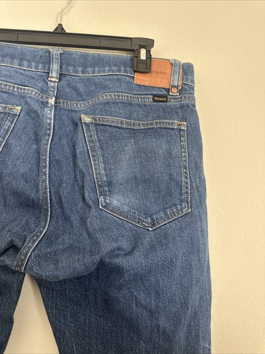 Brixton Mens 34x32 Size Navy Jeans Denim Pants Reserve Pant Regular Fit Casual - Picture 9 of 15