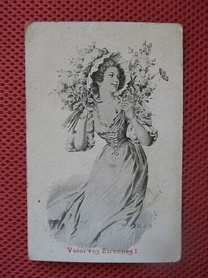 ''0894'' CPA FANTASIE ''HIER SIND IHRE ETRENNES'' UM 1900