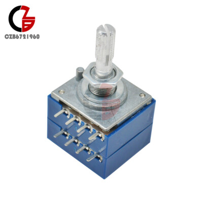 100K Log ALSP Audio Amp Volume Control Potentiometer Pot Stereo W Loudness