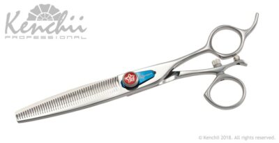 Kenchii Grooming Five Star 8.0'' Swivel Thumb Shear Straight, Curved, or Set