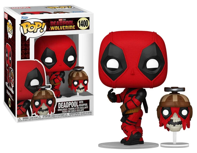 Figurine Pop 1400 Marvel Deadpool & Wolverine : Deadpool & Headpool - Funko