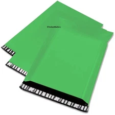100 7.5x10.5 GREEN Poly Mailers Shipping Envelopes Bag Couture Boutique Bags