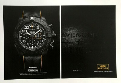 Sammlerstück 2017 GQ Magazin Werbung Bild Breitling Avenger Hurricane Ad