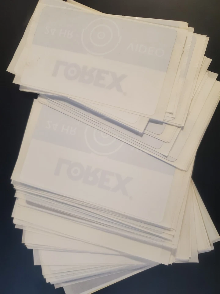 6 adesivos para janela LOREX   - Imagem 2 de 3