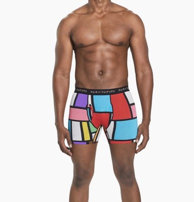 PAIR OF THIEVES Men's SuperFit Colorblocked Boxer Briefs M