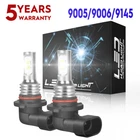 Pair 9005/9006 LED Headlights Bulbs for Chevy Silverado 1500 2500 HD 1999-2006