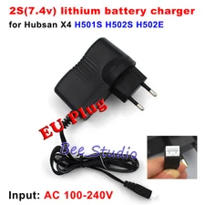 EU plug Battery Balance Charger adapter for Hubsan X4 H501S H502S H502E RC Drone