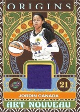 2023 WNBA PANINI ORIGINS * JORDIN CANADA ART NOUVEAU JERSEY RELIC #AN-JCN DREAM