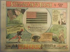 Strange As It Seems: American Flag, Skating Record by Hix from 1951