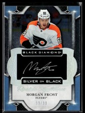 2019-20 Black Diamond Silver on Black #SBRS-MF Morgan Frost RC 99/99