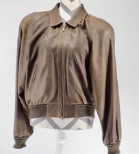 Firenze Studio Leather Jacket Brown Made In Italy Byjean-michel Nehme Xl So Soft