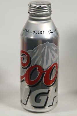 Coors Light  Aluminum Beer Bottle - 16oz - Rare Magic Mountain