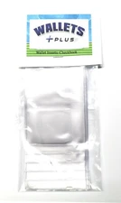 New 2 Pack Vinyl Window Inserts for Checkbooks and Clutch Wallets - MADE In USA