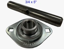 DUMP TRUCK  Tarp 3/4  Roller Flange Bearing w/5" Spool  Shaft P/N 145