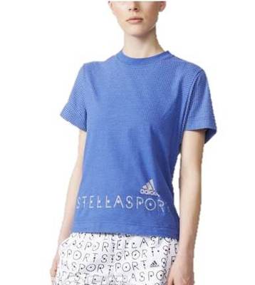 STELLASPORT ADIDAS AA2355 SC Aeroknit TEE BOBLUE Shirt TOP ( M )