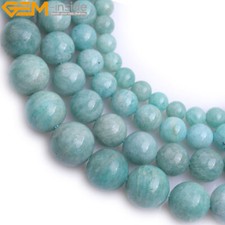 Natural Blue Green Africa Amazonite Gemstone Beads For Women Jewelry Making 15  