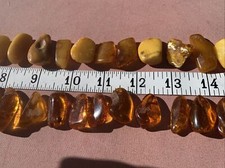 Real Natural Baltic Sea Amber Pieces Beads for Pendant Jewelry Rough With Hole