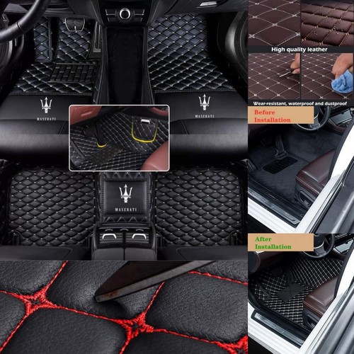 For Maserati Levante Grecale Car Floor Mats Carpets Cargo Rugs Waterproof New - Picture 13 of 23