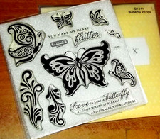 CTMH D1341 BUTTERFLY WINGS  You make my heart flutter, Love is...