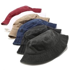 Bucket Hat Cap Cotton Fishing Boonie Brim visor Sun Safari Summer Men Camping