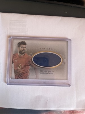 2024 Futera Unique Nostalgia Timeless Relics Gerard Pique /20 Spain