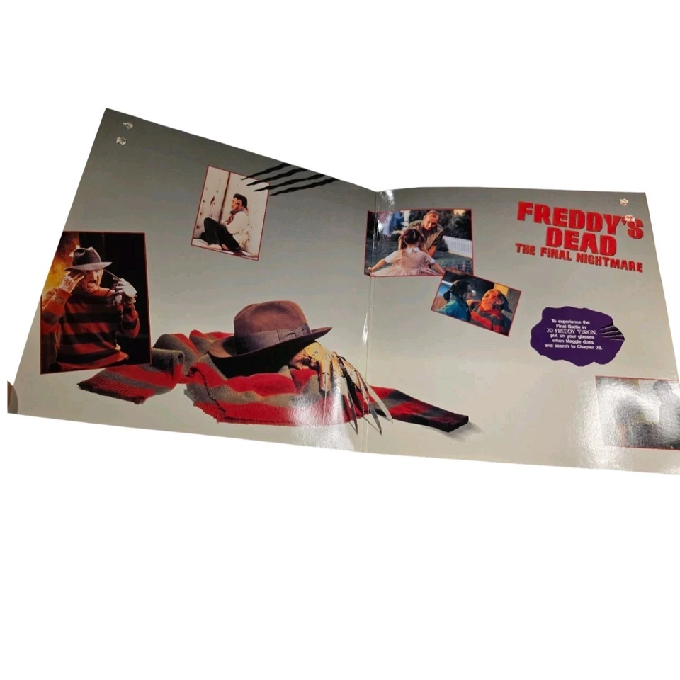 Freddy's Dead The Final Nightmare in 3-D W/ 3X-3-D Glasses (1992) Laserdisc LD - Image 4 of 4