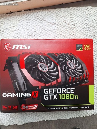 MSI GeForce GTX 1080 Ti Gaming X 11 GB with box NO DUST - Afbeelding 2 van 6
