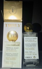 TRULY Vanilla Baby Body Oil 3.1 fl oz Bakuchiol Niacinamide Vegan Clean Scent