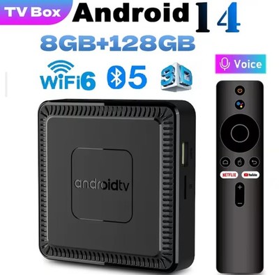Android 13 TV BOX 128GB 4GB Smart 8K HD 5G WIFI H616 Media Player Quad core DE