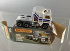 LESNEY MATCHBOX #45 KENWORTH CABOVER AERODYNE VERY NEAR MINT WITH CREASED  BOX