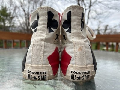 Converse High Top Queen Of hearts Size Mens 8 Womens 10 Good Condition SB18 Converse | Shoes | Converse High Top Queen Of Hearts Size  main image 3