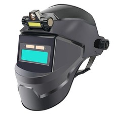 Solar Powered Auto Darkening Welding Helmet - Large View, True Color, High Temp