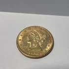 1880 Gold $5 US Five Dollar Liberty Head Half Eagle Coin