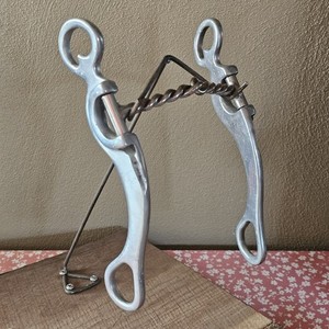 Vintage Crockett Horse Bit Aluminum Curb Bit