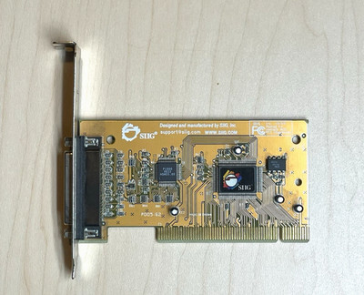 SIIG IO1839 JJ-P00112 PCI ECP/EPP/SPP Parallel Port I/O Card